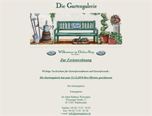 Tablet Screenshot of gartengalerie.de